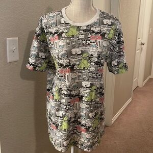Women’s Nickelodeon Character T-Shirt Size Large